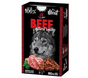 Лакомство для собак с говядиной Alpha Spirit Beef Natural Snacks, 80 гр