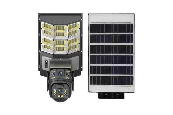 Камера видеонаблюдения PTZ уличная WiFi+LED лампа+солнечная панель (SPM-XA01/T19-4G)
