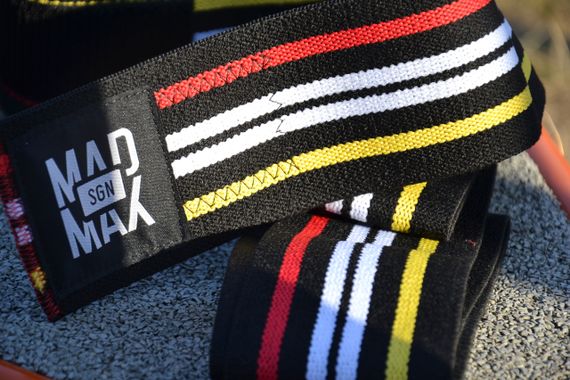 Бинти на коліна MadMax MFA-292 Knee Wraps Black | Зображення 7