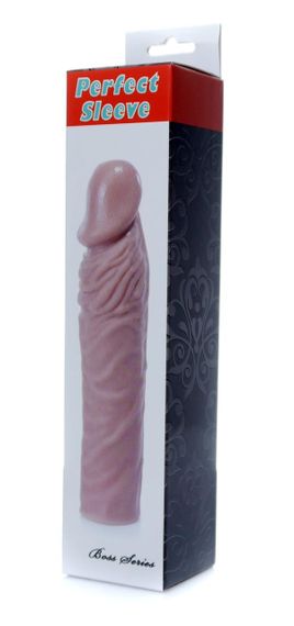 Насадка презерватив подовжує Boss Series - Perfect Sleeve Mulatto (extends 4 cm), BS6700097 sexstyle | Зображення 6
