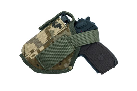 Кобура ПМ стегновий бедро на ногу з платформою oxford 600d піксель | Зображення 2
