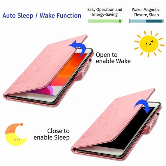 Кожаный чехол Art Case с визитницей для Samsung Galaxy Tab S7+ Розовый | Зображення 3