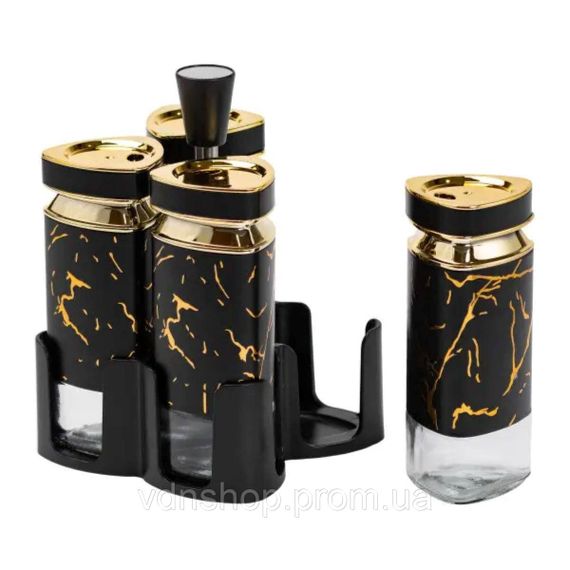 Набір для спецій на підставці 4 баночки по 120 мл HP1354 | Зображення 2