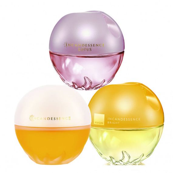 3-в-1 Набор парфюмной воды Incandessence Avon — Incandessence+ Lotus+Bright, 3 аромата по 50 мл