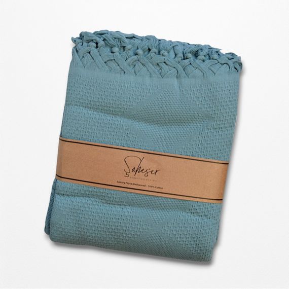 Покрывало Saheser Mona 220 х 240 см. Turkuaz | Зображення 2