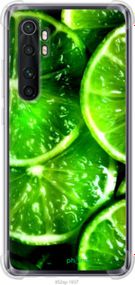 Чохол на Xiaomi Mi Note 10 Lite Зелені часточки лимона "852sp-1937-2448"