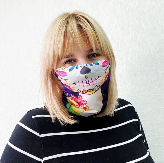 Защитная бафф маска на лицо 4Profi Девушка размер M 14738_2 | Зображення 1