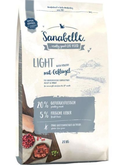 Sanabelle Light Сухий корм для кішок, схильних до повноти 2 кг