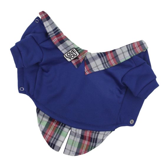 Толстовка з сорочкою синя Y-297 | Зображення 4