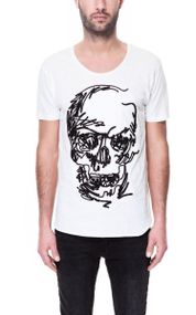 Футболка чоловіча з принтом повсякденна XL Білий