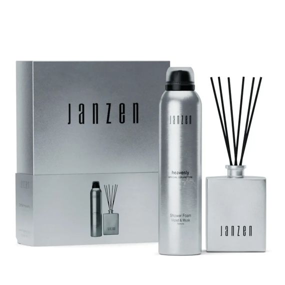 Подарочный набор JANZEN Home & Body Heavenly gift set (аромат для дома, пена для душа)