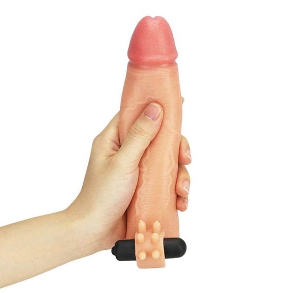 Вібронасадка на член - Revolutionary Silicone Nature Extender Add 2" Flesh | Зображення 1