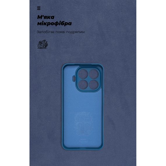 Чохол до мобільного телефона Armorstandart ICON Xiaomi 15T Pro 5G Dark Blue (ARM86990) | Зображення 3