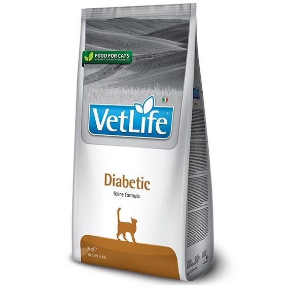 Сухий корм для котів з діабетом Farmina Vet Life Diabetic, 2 кг