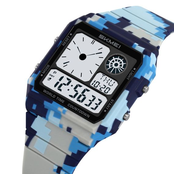 Годинник наручний Skmei 2347CMBU Camo Blue | Зображення 2