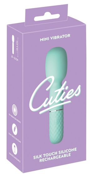 Оксамитовий силіконовий мінівібратор із 10 універсальними режимами Cuties Sex Aura
