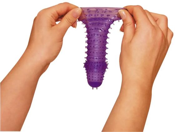 Насадка удлинительная ЭКСТРА (фиолетовая) sexstyle | Зображення 3