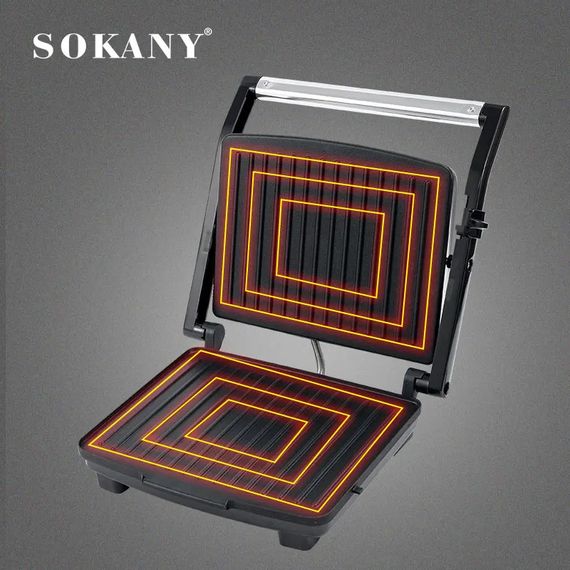 Електричний гриль з антипригарним покриттям XPRO Sokany KJ-210 (45450-KJ-210_1155) | Зображення 6