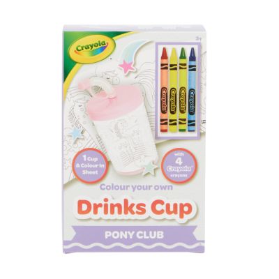 Набір для творчості Crayola Стаканчик-розмальовка Поні-клуб З олівцями (15765-B) | Зображення 3