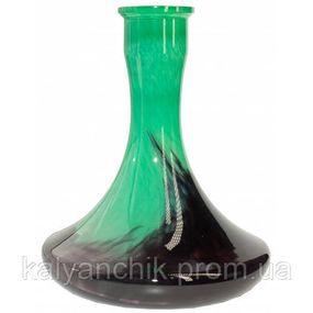 Колба для кальяну Sky Craft салатовочорна