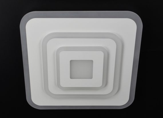 Сучасний квадратний світильник стельовий LED для кімнати кухні ванної 26210 Білий 5х35х35 см.