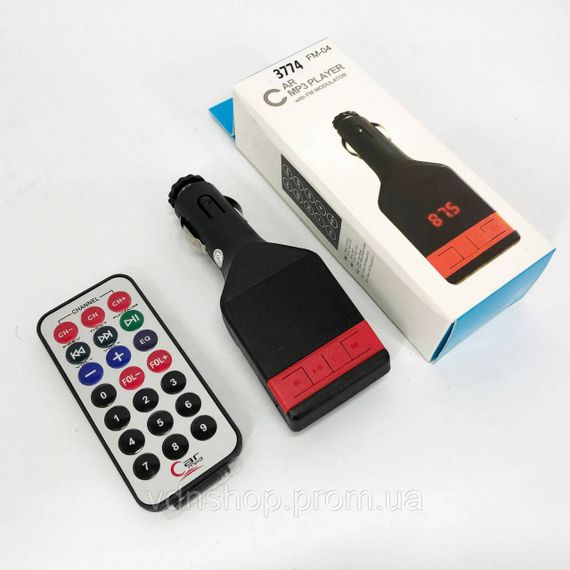 Трансмітер з Bluetooth для музики в автомобілі Fm-04, Авто-трансмітер з функцією Bluetooth OD-72 | Зображення 3