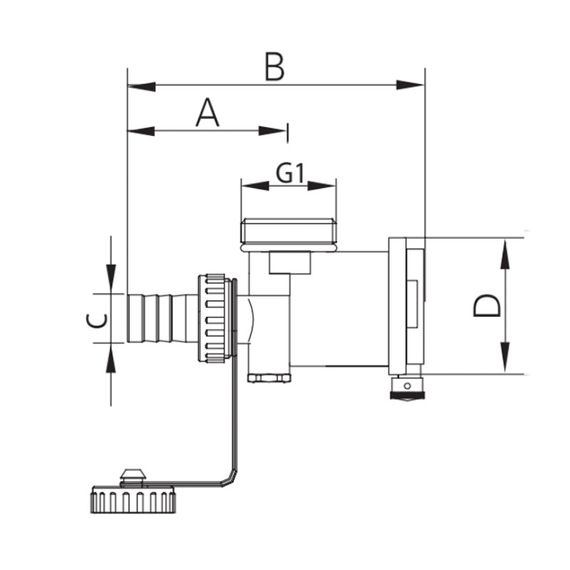 Кінцевий елемент колектора 1" Koer KR.1036 (KR2844) | Зображення 2
