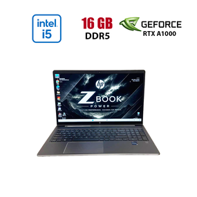 Мобильная рабочая станция HP ZBook Power G10 / 15.6'' (1920x1080) IPS / Intel Core i5-13600H (12 (16) ядер по 2.8 - 4.8 GHz) / 16 GB DDR5 / 256 GB SSD / nVidia RTX A1000, 4 GB GDDR6, 128-bit / WebCam б/у