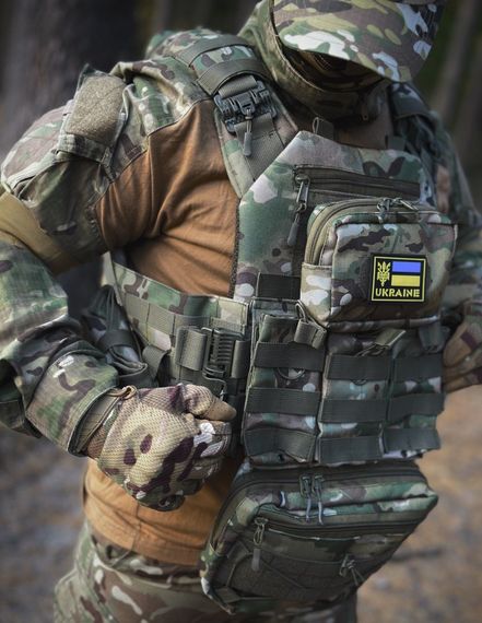 Плитоноска швидкого скидання з боковими карманами + 5 підсумків та рюкзак мультикам | Зображення 4