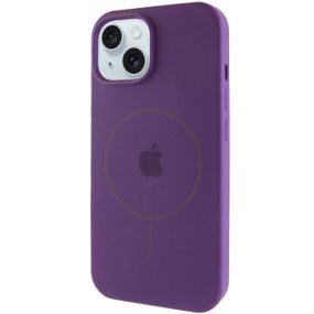 Чохол Silicone Case Full Protective (AA) with MagSafe для Apple iPhone 15 Plus (6.7") Фіолетовий / Amethyst