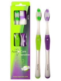 Зубна щітка ApaCare, середньої жорсткості з щетиною 3D Micro Clean (2шт.)