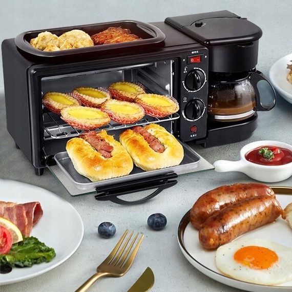 Мультипіч 3в1 Сніданок XPRO ST-301 з об'ємом 12 л, кавоваркою 0.5 л і сковородою гриль (46303-_1084) | Зображення 3