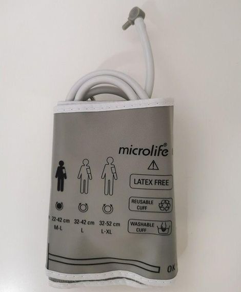 Манжета оригинал Microlife 22-42см + коннектор для автоматических и полуавтоматических тонометров с одной труб | Зображення 1