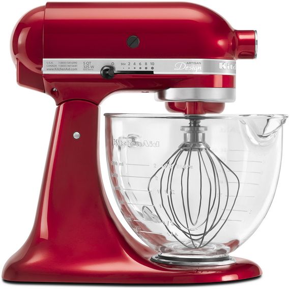 Планетарный миксер KitchenAid ARTISAN 5KSM155PSECA, 4,8 л, карамельное яблоко | Зображення 1