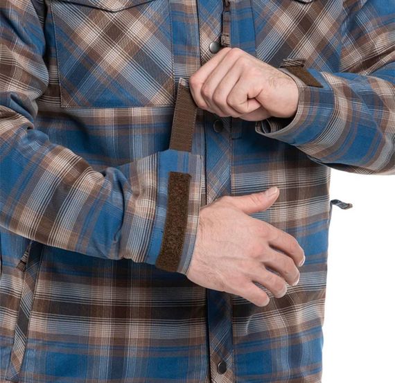 Сорочка Helikon Winter Warden Long Sleeve - Forest Blue Plaid | Зображення 5