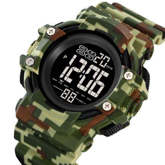 Годинник S2kmei 2195CMGN Camo Green | Зображення 1