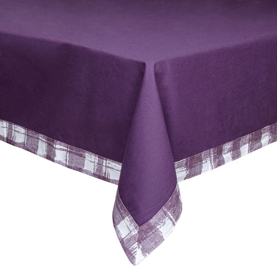 Скатертина Home Line 65929 Україна 140x180  Бавовна Фіолетовий