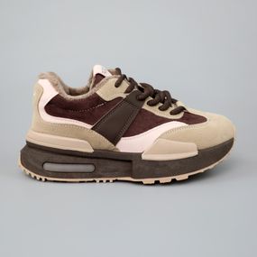 Кросівки жіночі утеплені 589530 Бежеві коричневі 36 37 38 39