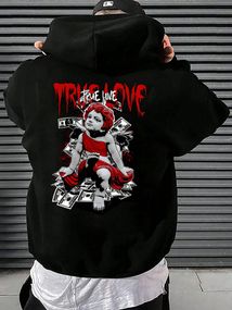 Худі з ДТФ на Флісі (оверсайз)