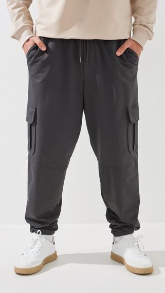 Спортивні штани карго чоловічі LAWA MBC02383 3XL Графітовий shop (2000999527913)