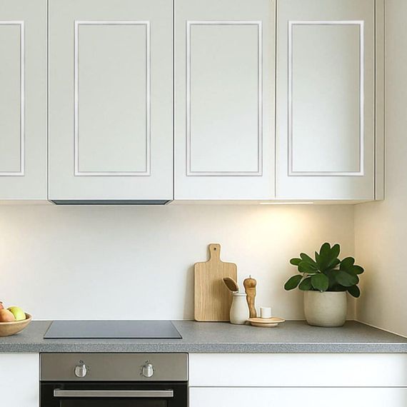 Молдинг 3000х20х8,5 мм Белый с серебром SW-00002674 | Зображення 5