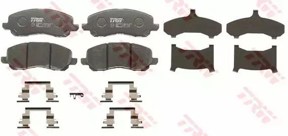 Колодки гальмівні дискові Dodge Caliber 07-10 F, TRW (GDB4142) | Зображення 1