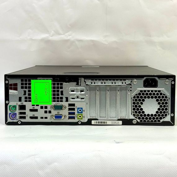 Комп'ютер HP ProDesk 600 G1 SFF / Intel Core i3-4160 (2 (4) ядра по 3.6 GHz) / 8 GB DDR3 / 120 GB SSD + 500 GB HDD / Intel HD Graphics 4400 б/в | Зображення 6