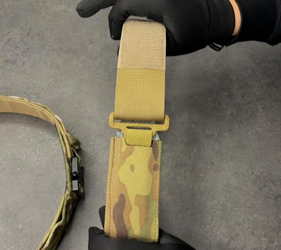 Військово-тактичний ремінь композитний пластик Range Belt D-Ring Cobra Buckle мультикам | Зображення 9