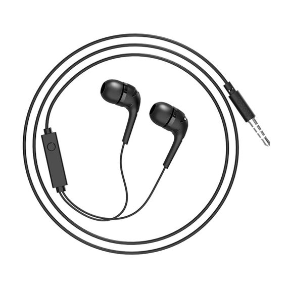 Навушники HOCO M40 Prosody universal earphones with microphone Black | Зображення 3