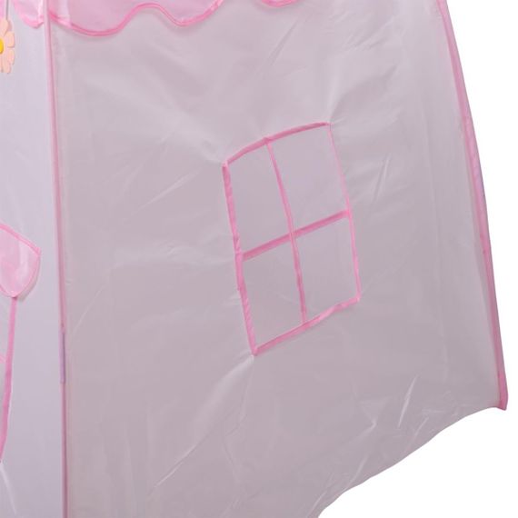 Дитячий ігровий намет будиночок для дівчаток 125×100×120 см намет будиночок для дітей Рожевий HP-S-1NDP | Зображення 6