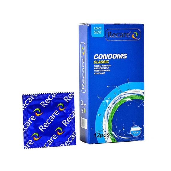 Презервативи Recare Classic Condoms 12 шт, класичні