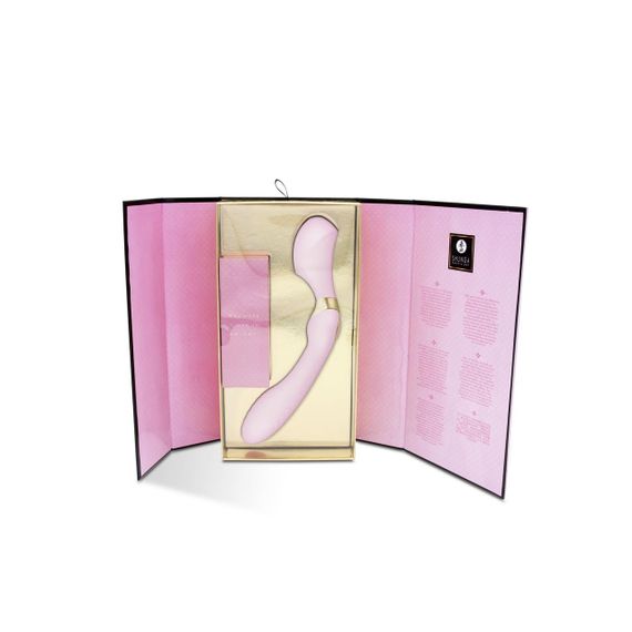 Вібромасажер Shunga Zoa Light Pink, двосторонній Sex Aura | Зображення 7
