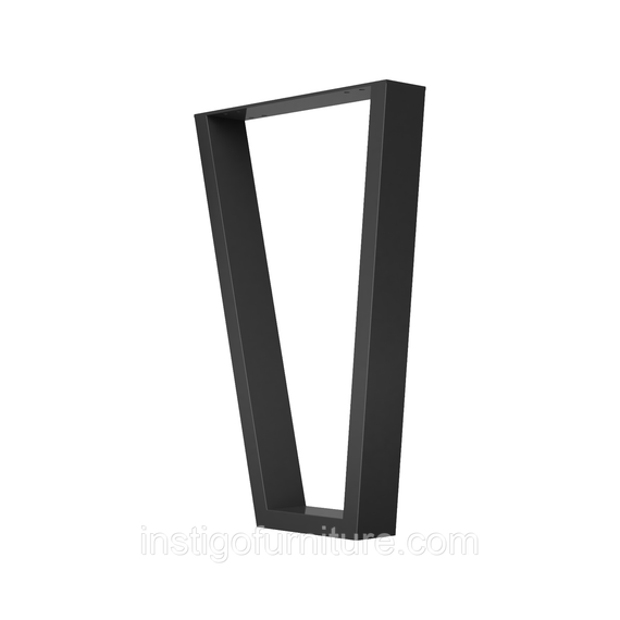 Опора ніжка для журнального столу з металу 280×60mm, H=450mm (профільна труба: 60x20mm) | Зображення 4