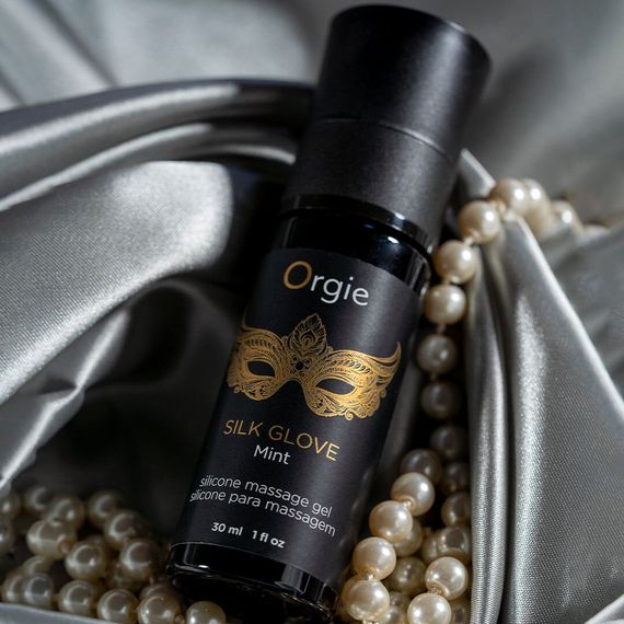 Набор для жемчужного массажа Orgie – Pearls Lust Massage (30 мл), силиконовый гель, ожерелье | Зображення 3